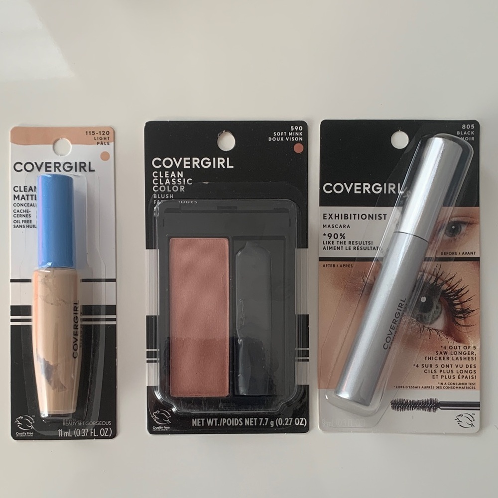 COVERGIRL Bundle: Concealer, Blush and Mascara